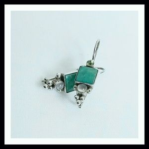 Sterling silver dangle earrings